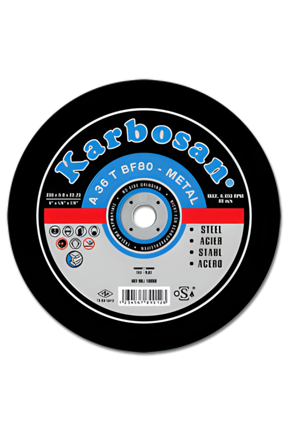 180X3.0 METAL KESME TAŞI KARBOSAN (910040) 10 LU