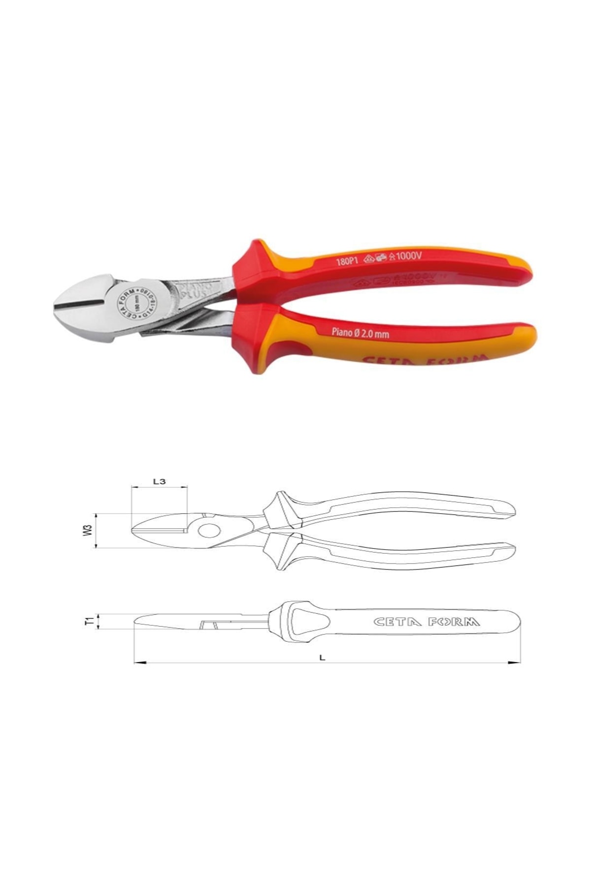 CETA İZOLELİ YAN KESKİ 140 MM