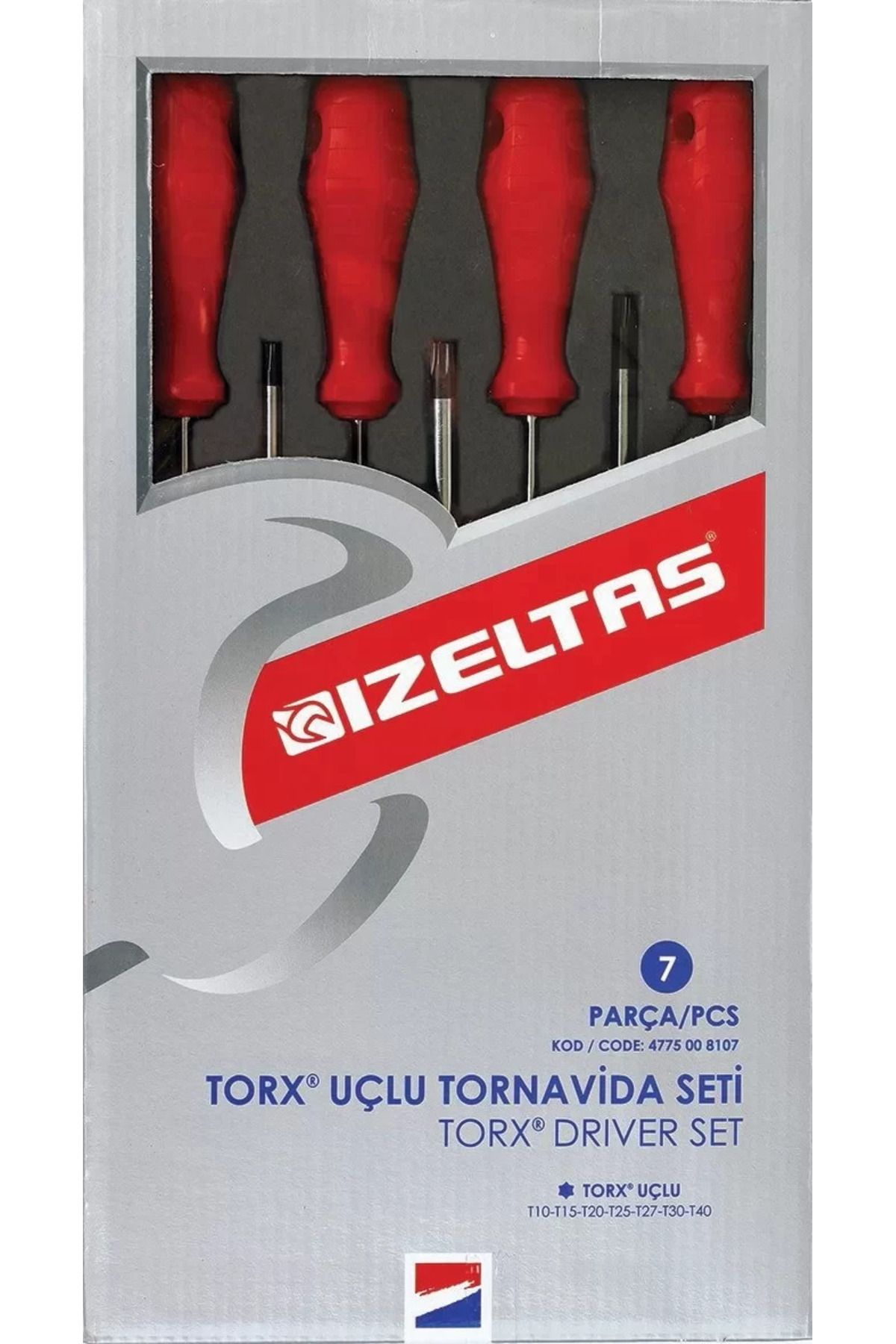 İZELTAŞ TORX TORNAVİDA TAKIMI 7 Lİ