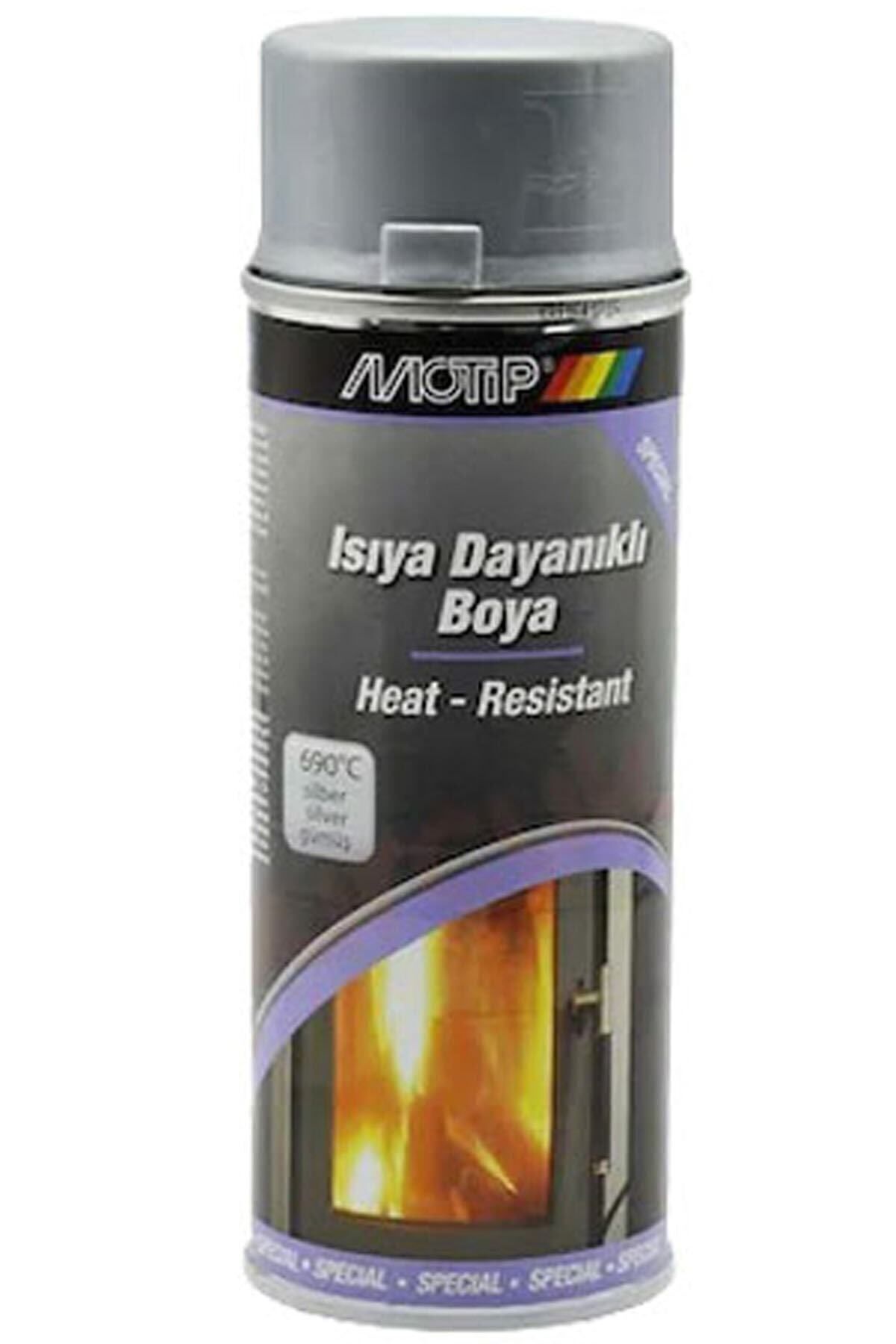 MOTİP 34122 ISIYA DAYANIKLI SPREY 690°c GÜMÜŞ 