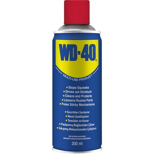 Wd 40 Çok Amaçlı Pas Sökücü,Yağlayıcı 200 ml